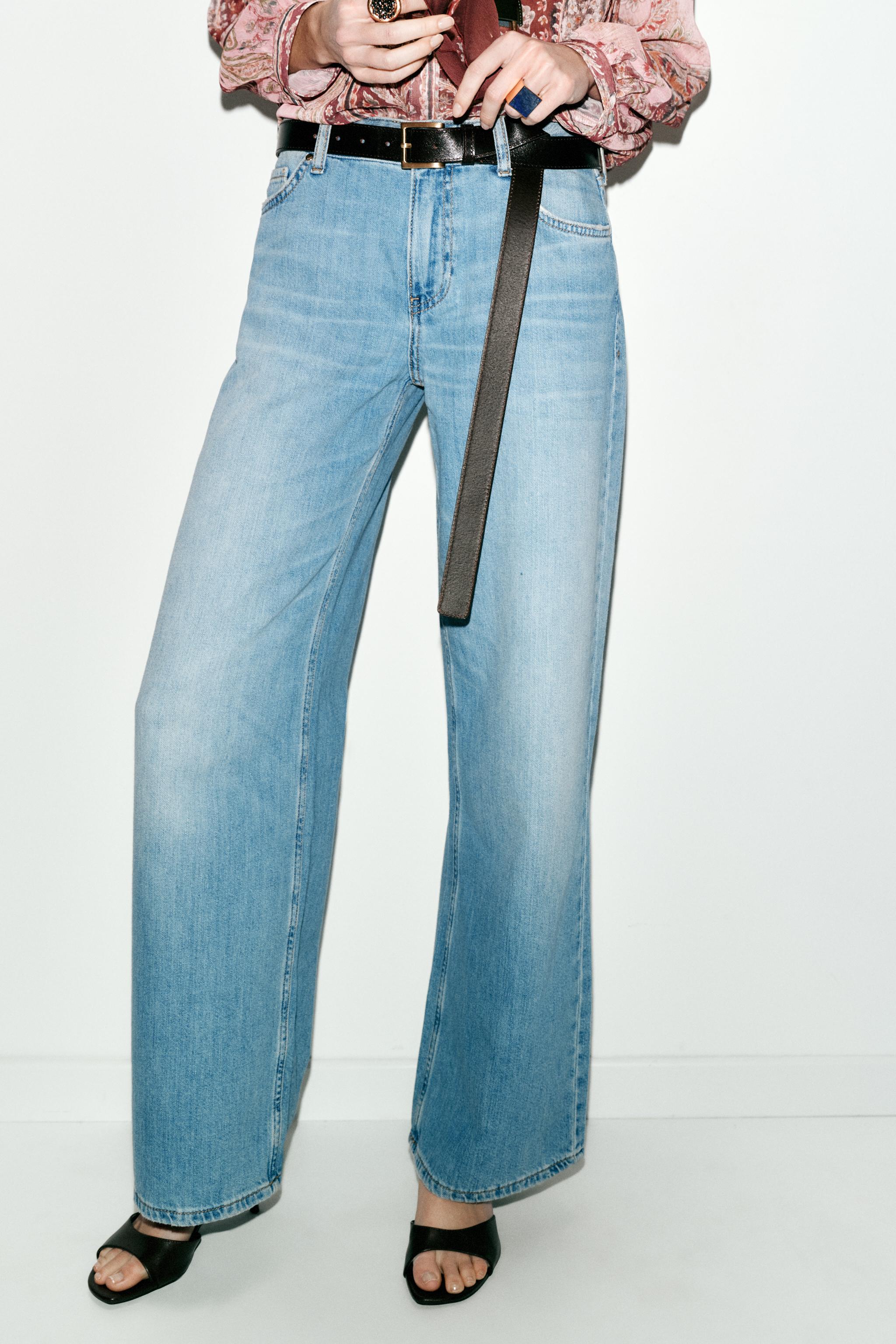Z1975 LOW RISE WIDE LEG JEANS